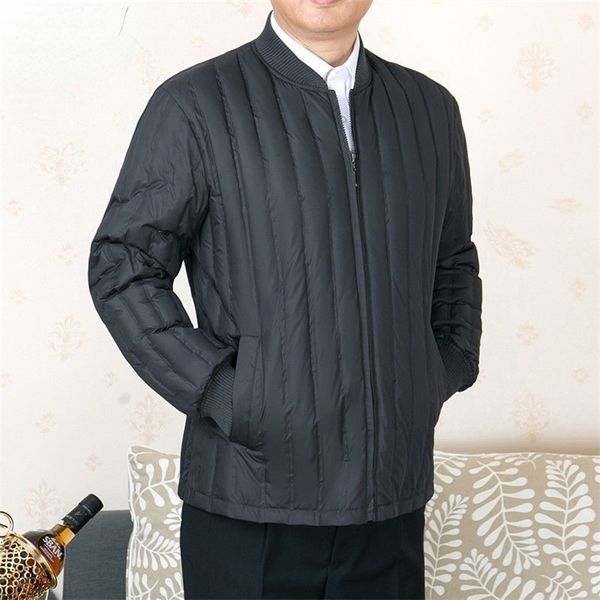 mens down parkas men winter middleaged warm coats clothes male loose light thin down jackets men solid white duck down outerwear g464 220909, Black
mens down parkas men winter middleaged warm coats clothes male loose light thin down jackets men solid white duck down outerwear g464 220909, Black