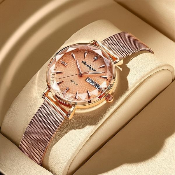 wristwatches swiss brand poedagar women watches luxury rose gold mesh wristwatch fashion simple waterproof date ladies watch bracelet clock, Slivery;brown
wristwatches swiss brand poedagar women watches luxury rose gold mesh wristwatch fashion simple waterproof date ladies watch bracelet clock, Slivery;brown