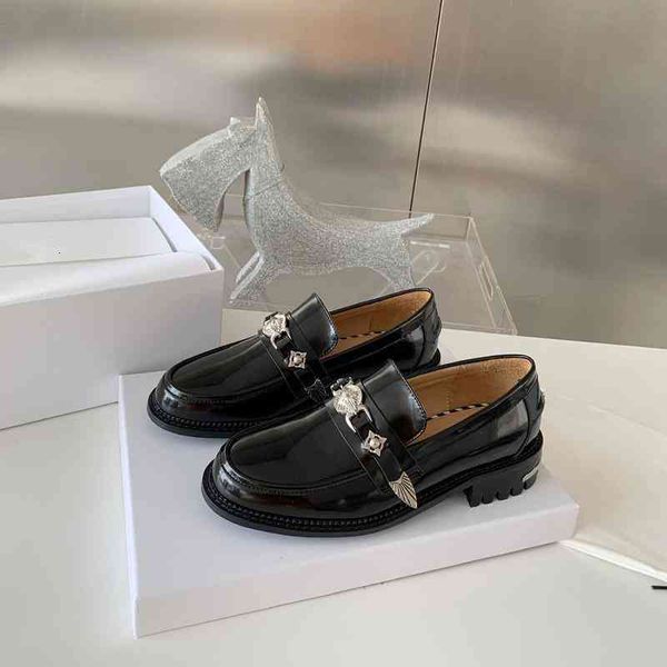 dress shoes lofook shoes women's genuine leather british style metal decorative small in autumn round head single shoe, Black
dress shoes lofook shoes women's genuine leather british style metal decorative small in autumn round head single shoe, Black