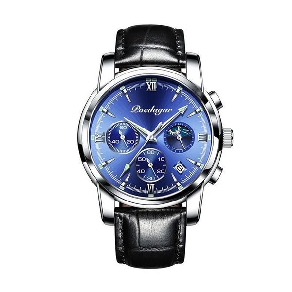 wristwatches poedagar fashion casual mens watches brand luxury leather blue clock male sport wristwatch waterproof quartz watch 220912, Slivery;brown
wristwatches poedagar fashion casual mens watches brand luxury leather blue clock male sport wristwatch waterproof quartz watch 220912, Slivery;brown