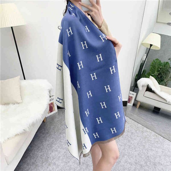 classic style self retaining ins korean waxy skin imitation cashmere warm female soft and white student thickened scarf, Blue;gray
classic style self retaining ins korean waxy skin imitation cashmere warm female soft and white student thickened scarf, Blue;gray