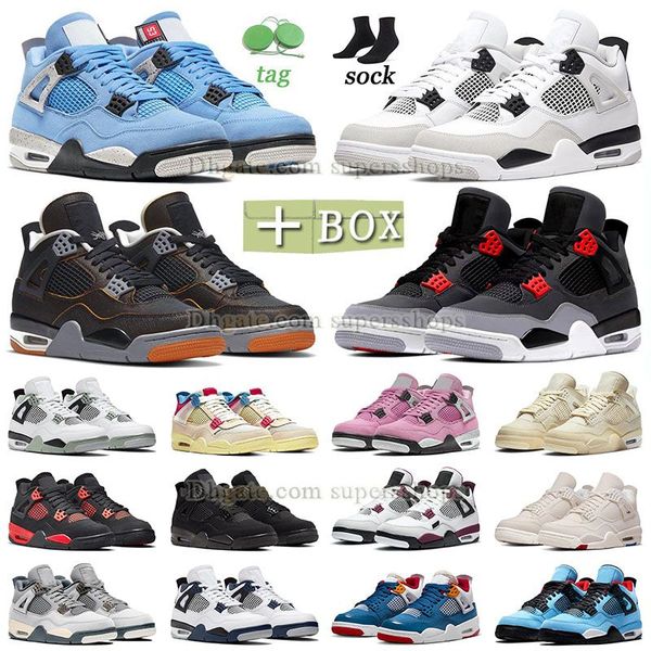 with box basketball shoes 4 for men women infrared j4 military black 4s cat fired red thunder white cement pure money purple university blue
with box basketball shoes 4 for men women infrared j4 military black 4s cat fired red thunder white cement pure money purple university blue