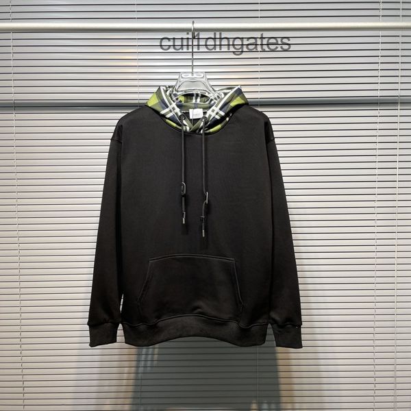 2022 designer burb hoodies online store autumn and winter green check long sleeve loose casual me, Black
2022 designer burb hoodies online store autumn and winter green check long sleeve loose casual me, Black
