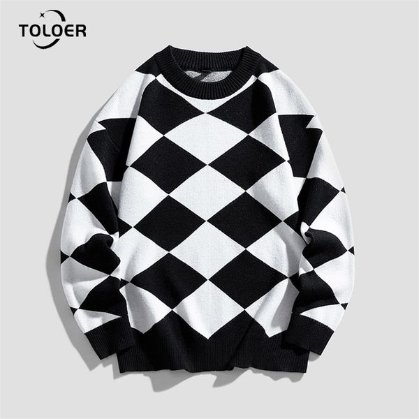 mens sweaters autumn mens vintage rhombus sweater round neck casual fit knitted sweaters fashion pullover male streetwear clothing 220912, White;black
mens sweaters autumn mens vintage rhombus sweater round neck casual fit knitted sweaters fashion pullover male streetwear clothing 220912, White;black