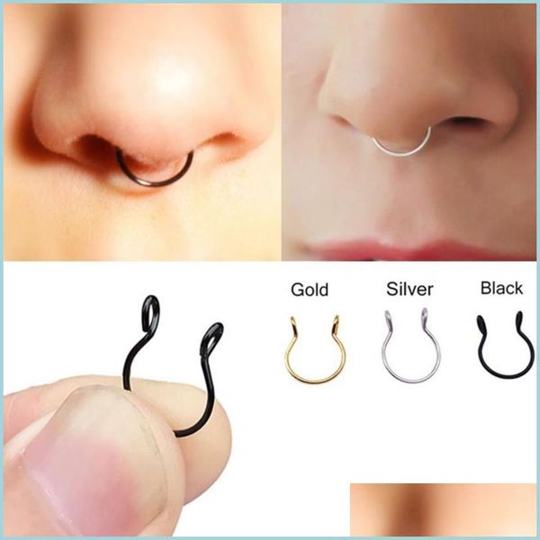 other see pic 1pc stainless steel fake nose ring hoop septum rings c clip lip earring for women piercing body jewelry non-piercedsee dhhhr, Slivery;golden
other see pic 1pc stainless steel fake nose ring hoop septum rings c clip lip earring for women piercing body jewelry non-piercedsee dhhhr, Slivery;golden