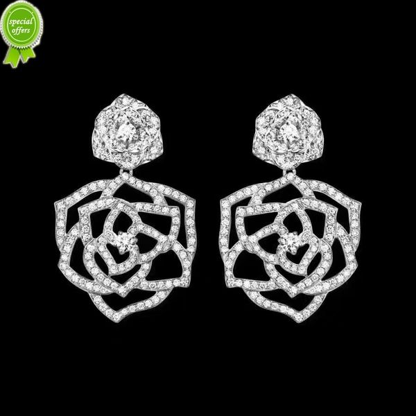 designer ladies earrings rose seri piage reproductions 18k gold plated sterling luxury sunlight brand ladi, Silver
designer ladies earrings rose seri piage reproductions 18k gold plated sterling luxury sunlight brand ladi, Silver