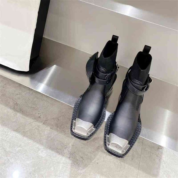 boots square head elastic socks short boots women's autumn thick heel soled tube middle chelsea thin, Black
boots square head elastic socks short boots women's autumn thick heel soled tube middle chelsea thin, Black