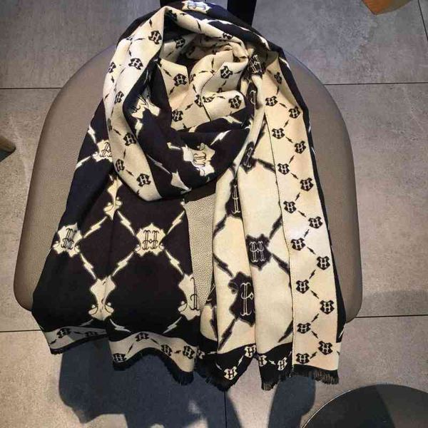 classic style korean autumn and versatile imitation cashmere scarf shawl purpose women's oversized long tassel double-sided bib for war, Blue;gray
classic style korean autumn and versatile imitation cashmere scarf shawl purpose women's oversized long tassel double-sided bib for war, Blue;gray