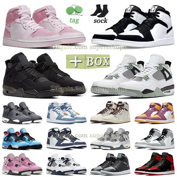 1s balck 4s white sail basketball shoes with box mens womens jumpman 1 mid valentines day digital pink 4 j1 j4s black cat patent bred brothe
1s balck 4s white sail basketball shoes with box mens womens jumpman 1 mid valentines day digital pink 4 j1 j4s black cat patent bred brothe