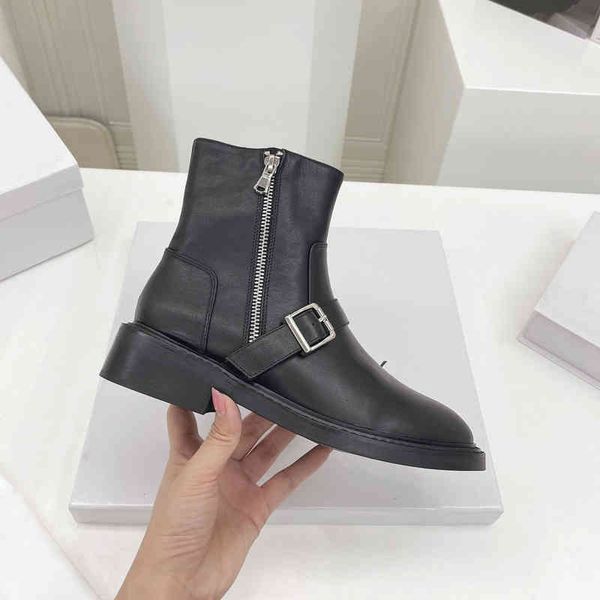 boots autumn and winter korean fashion side zipper martin boots women's british style belt buckle thick heel chelsea short, Black
boots autumn and winter korean fashion side zipper martin boots women's british style belt buckle thick heel chelsea short, Black