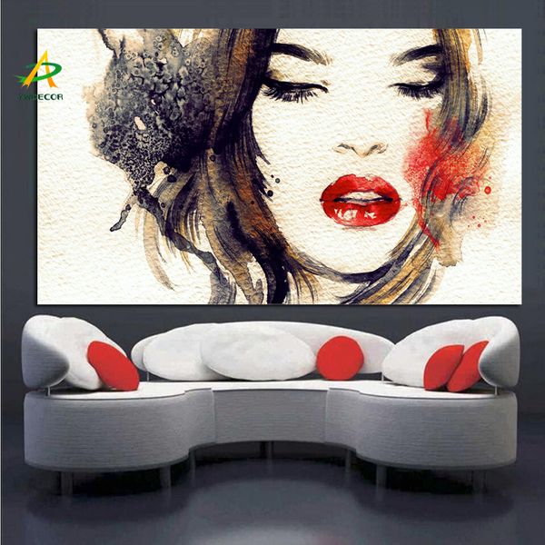 fashion modern hd print red lips girl canvas painting oil painting on canvas wall art picture for living room decor
fashion modern hd print red lips girl canvas painting oil painting on canvas wall art picture for living room decor