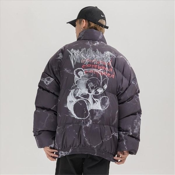mens down parkas hip hop jacket parka hurt bear print men winter oversize windbreaker streetwear harajuku padded jacket coat warm outwear hi, Black
mens down parkas hip hop jacket parka hurt bear print men winter oversize windbreaker streetwear harajuku padded jacket coat warm outwear hi, Black