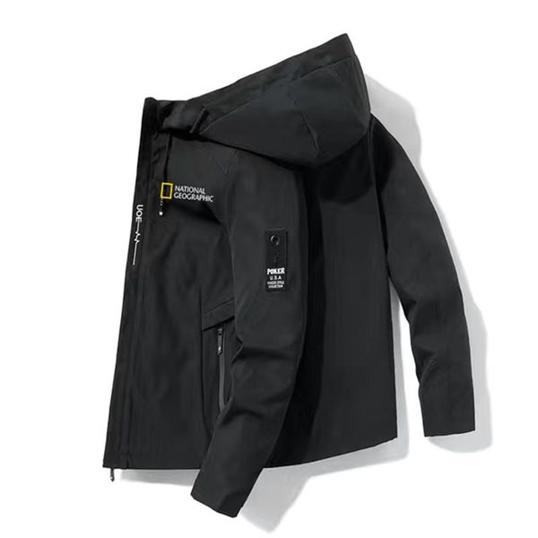 men's jackets uyuk men's outdoor camping mountaineering jacket men's breathable waterproof hoodie windbreaker adventur 220912, Black;brown
men's jackets uyuk men's outdoor camping mountaineering jacket men's breathable waterproof hoodie windbreaker adventur 220912, Black;brown