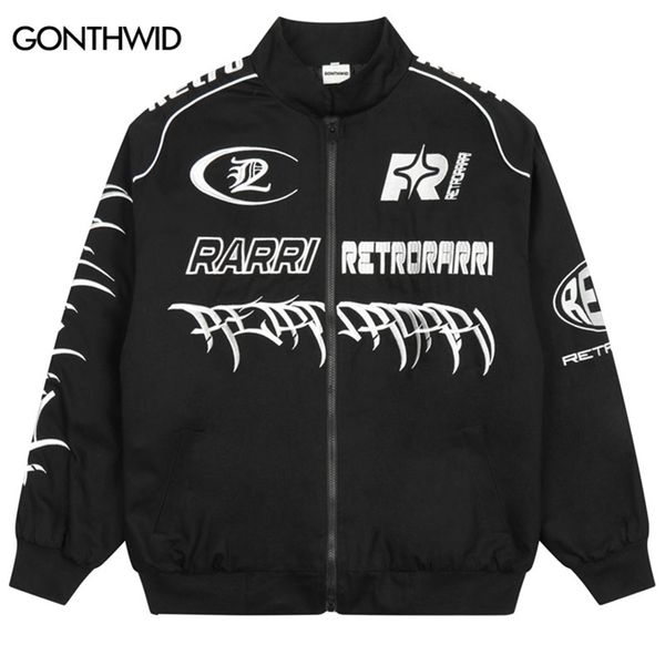 men's jackets vintage baseball jackets streetwear hip hop embroidery letter racing jacket harajuku fashion varsity casual racer bomber, Black;brown
men's jackets vintage baseball jackets streetwear hip hop embroidery letter racing jacket harajuku fashion varsity casual racer bomber, Black;brown