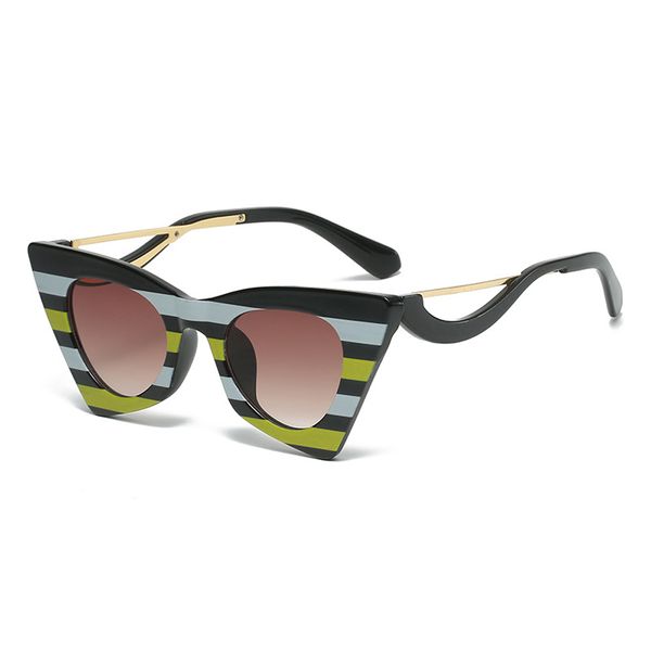 new design cat's eye sunglasses vintage metal hollow temples women's fashion sunglasses df a2275, White;black
new design cat's eye sunglasses vintage metal hollow temples women's fashion sunglasses df a2275, White;black
