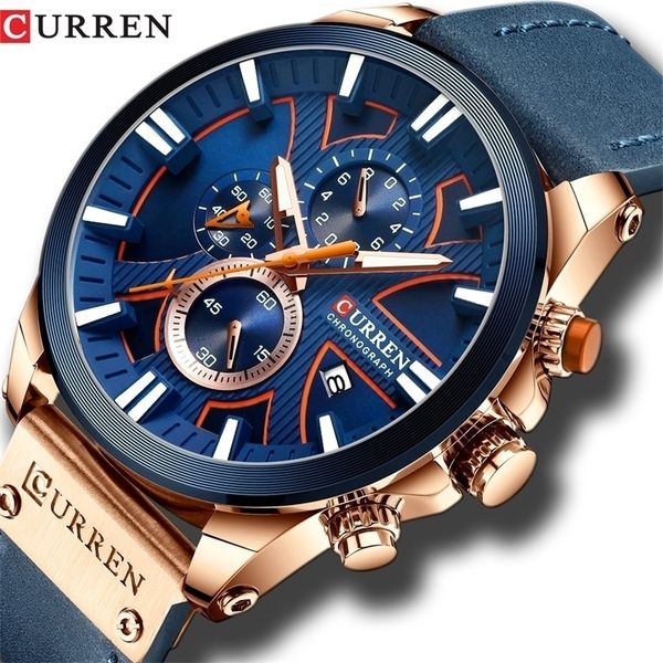 wristwatches men watch wrist curren brand luxury leather quartz clock fashion chronograph wristwatch male sport military watch 220912, Slivery;brown
wristwatches men watch wrist curren brand luxury leather quartz clock fashion chronograph wristwatch male sport military watch 220912, Slivery;brown