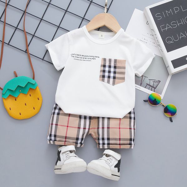 girls baby clothing boys sets plaid toddler infant summer clothes kids outfit short sleeve casual t shirt shorts, White
girls baby clothing boys sets plaid toddler infant summer clothes kids outfit short sleeve casual t shirt shorts, White