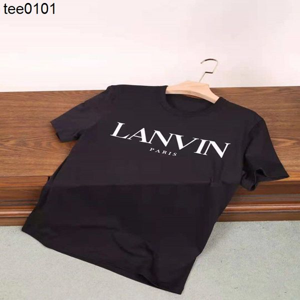 mens and women summer lanvin male and female tee printed cotton short-sleeved round neck loose casual short-sleeved t-shirt, White;black
mens and women summer lanvin male and female tee printed cotton short-sleeved round neck loose casual short-sleeved t-shirt, White;black