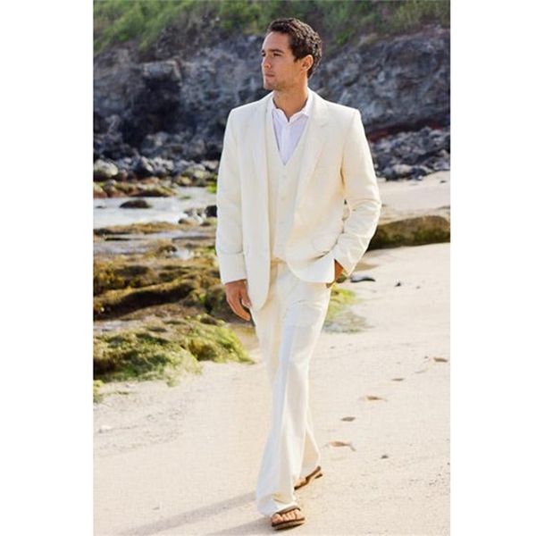 men's suits blazers terno masculino notched lapel one button ivory linen men suit slim fit tuxedos groom wear prom blazerjacketpantstie, White;black
men's suits blazers terno masculino notched lapel one button ivory linen men suit slim fit tuxedos groom wear prom blazerjacketpantstie, White;black