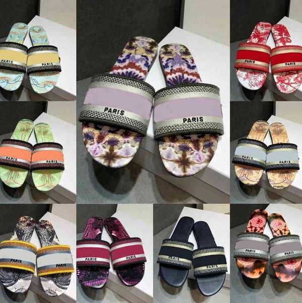 designer sandals slippers embroidery multiple leather style designers paris beach flat bottom ladies flip flops floral thns, Black
designer sandals slippers embroidery multiple leather style designers paris beach flat bottom ladies flip flops floral thns, Black