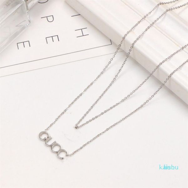 2021 extravagant design necklace double fashion love letter stainless steel women jewelry whole249k, Silver
2021 extravagant design necklace double fashion love letter stainless steel women jewelry whole249k, Silver