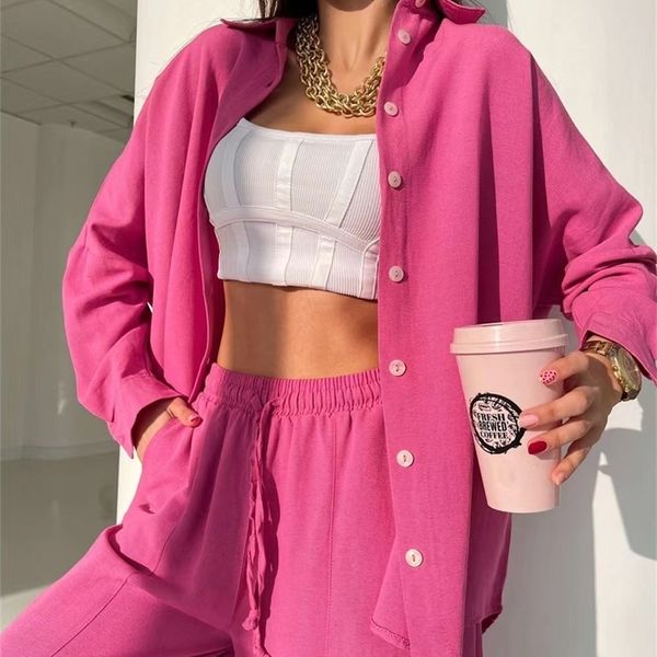 women's two piece pants autumn casual women shirt trouser suit female solid long sleeve shirts with high waist harem pants two piece se, White
women's two piece pants autumn casual women shirt trouser suit female solid long sleeve shirts with high waist harem pants two piece se, White