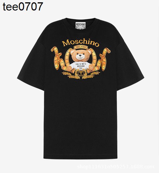 moschiino tee fashion brand spring and summer new round neck pullover parent-child bear t-shirt short, White;black
moschiino tee fashion brand spring and summer new round neck pullover parent-child bear t-shirt short, White;black
