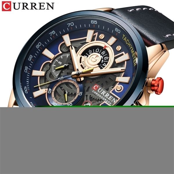 wristwatches curren watches mens branded luxury casual leather strap sport quartz wristwatch chronograph clock male creative design dial 220, Slivery;brown
wristwatches curren watches mens branded luxury casual leather strap sport quartz wristwatch chronograph clock male creative design dial 220, Slivery;brown