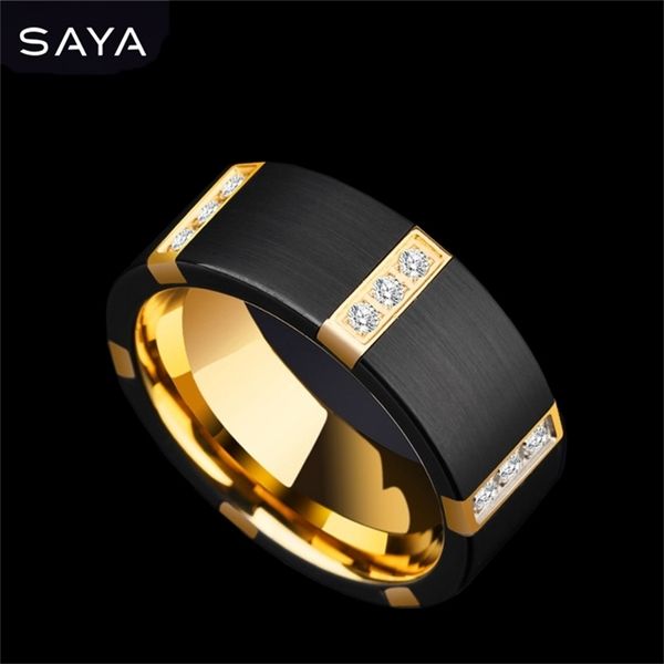 wedding rings black tungsten carbide for men with gold plating inside color three pcs cubic zirconia engraving 220912, Slivery;golden
wedding rings black tungsten carbide for men with gold plating inside color three pcs cubic zirconia engraving 220912, Slivery;golden