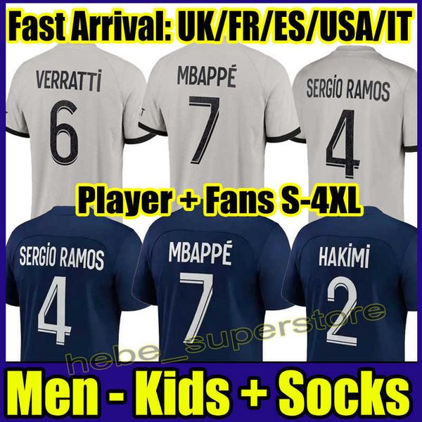 s-4xl 22 23 mbappe soccer jerseys maillots football shirt 2022 2023 psgs marquinhos verratti men kids kit uniform, Black;yellow
s-4xl 22 23 mbappe soccer jerseys maillots football shirt 2022 2023 psgs marquinhos verratti men kids kit uniform, Black;yellow