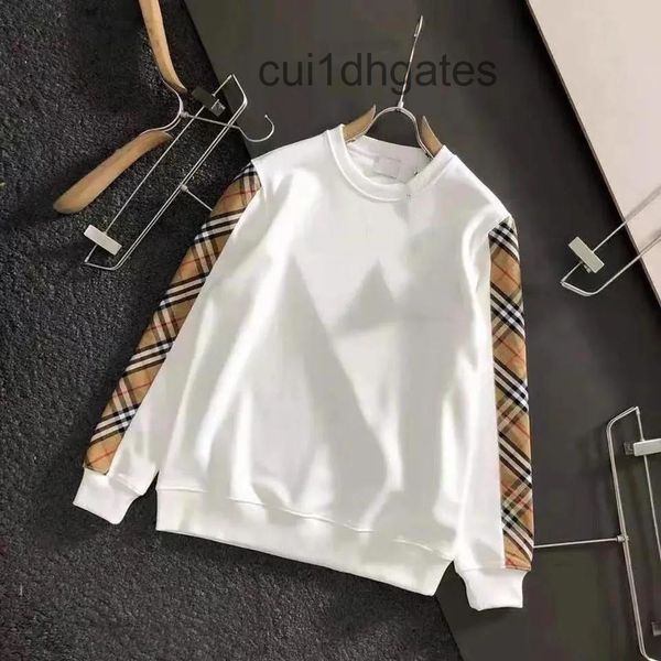 2022 designer burb hoodies online store autumn and winter new plaid stitching round neck sweater men's black w
2022 designer burb hoodies online store autumn and winter new plaid stitching round neck sweater men's black w
