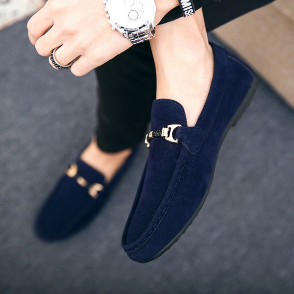 dress shoes slip-on loafers for men soft driving moccasins flats male walking shoes suede casual loafers summer men's shoe 220912, Black
dress shoes slip-on loafers for men soft driving moccasins flats male walking shoes suede casual loafers summer men's shoe 220912, Black
