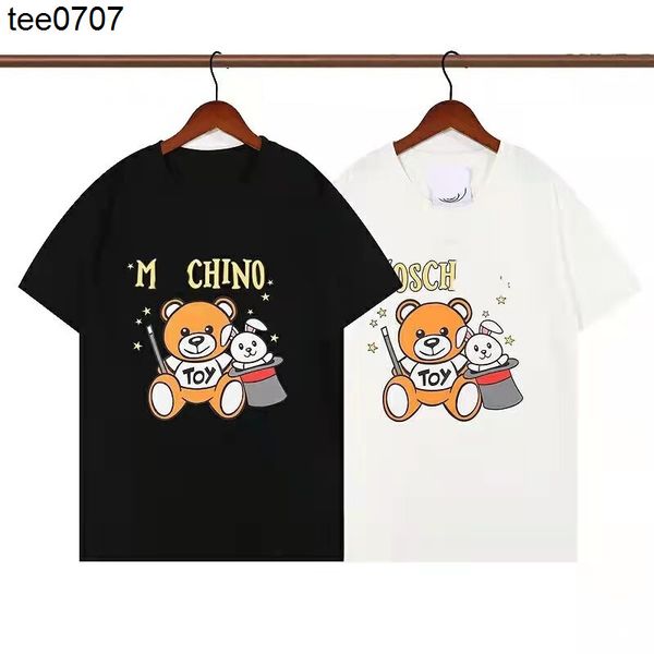 the new fashion brand short sleeve t-shirt moschiino bear cartoon round neck for both men and women, White
the new fashion brand short sleeve t-shirt moschiino bear cartoon round neck for both men and women, White
