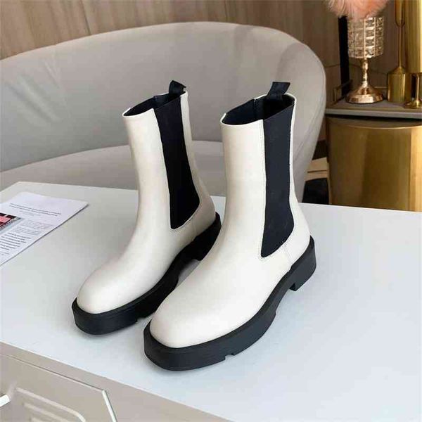 genuine leather boots super fire british wind blown street short boots flat chelsea net red martin women's chimney 9hfr, Black
genuine leather boots super fire british wind blown street short boots flat chelsea net red martin women's chimney 9hfr, Black
