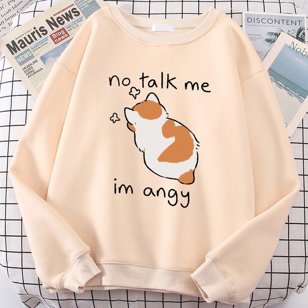 women s hoodies sweatshirts female no talk me cute angy cat print women harajuku oversize long sleeve kawaii animal lady sweatshirt 220912, Black
women s hoodies sweatshirts female no talk me cute angy cat print women harajuku oversize long sleeve kawaii animal lady sweatshirt 220912, Black