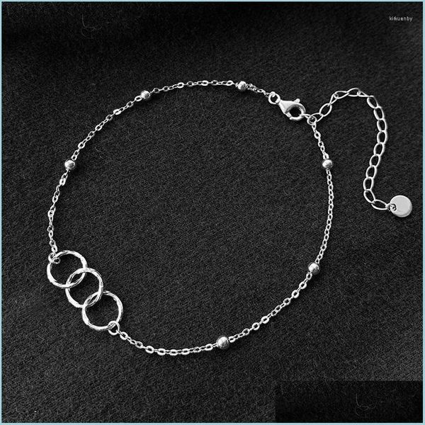 anklets anklets chic 925 sterling sier for women trendy party jewelry simple three circles foot chain accessories girl giftanklets ki dhys8, Red;blue
anklets anklets chic 925 sterling sier for women trendy party jewelry simple three circles foot chain accessories girl giftanklets ki dhys8, Red;blue