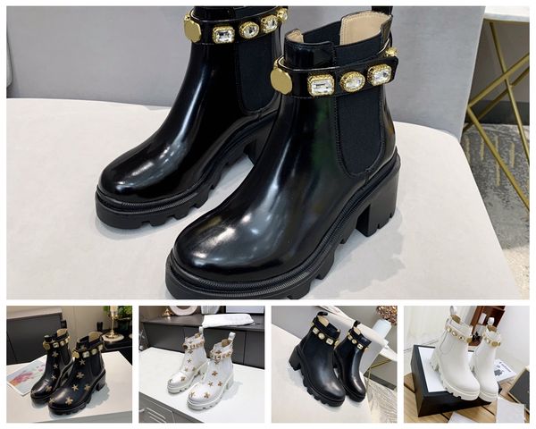 2022ss lux designer womens fashion leather ankle boot crystals embellished strap ankle boots winter footwear, Black
2022ss lux designer womens fashion leather ankle boot crystals embellished strap ankle boots winter footwear, Black