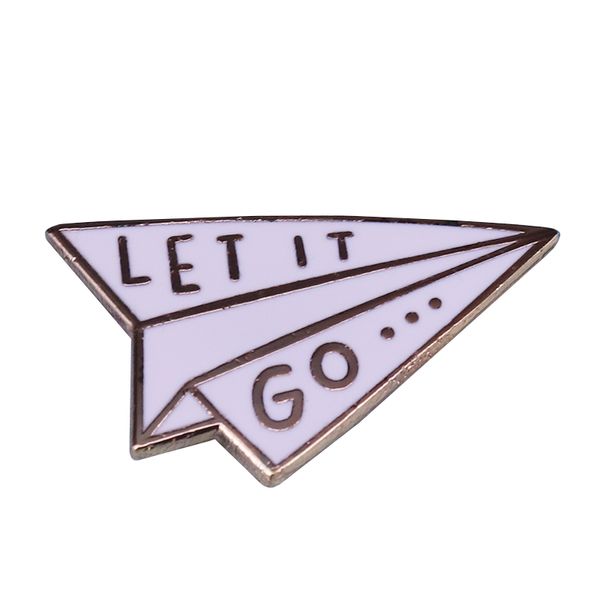 other fashion accessories let it go airplane lapel pin simple mental reminder, Silver
other fashion accessories let it go airplane lapel pin simple mental reminder, Silver