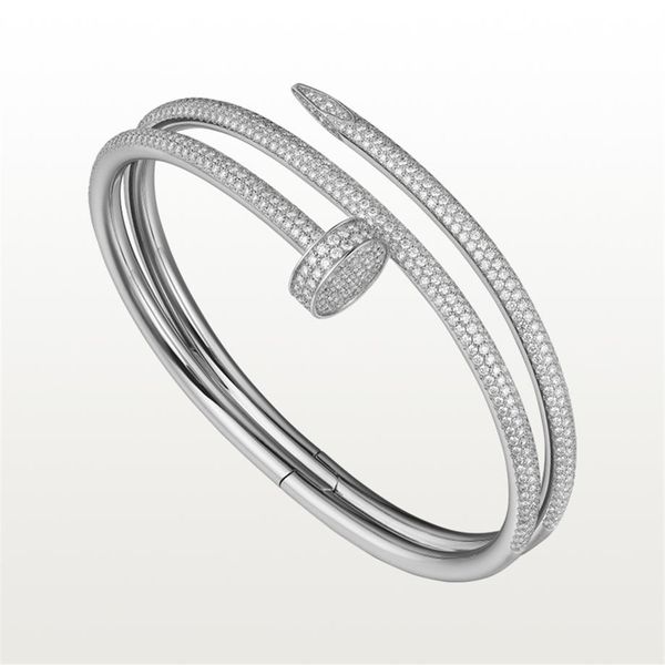 nail bracelet 2 0 designer bracelets luxury jewelry for women bangle diamonds titanium steel alloy gold-plated process never fade 308x, Black
nail bracelet 2 0 designer bracelets luxury jewelry for women bangle diamonds titanium steel alloy gold-plated process never fade 308x, Black