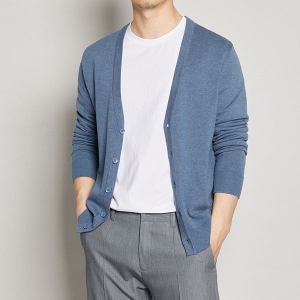 men s sweaters cardigan male solid color knitted sweater autumn winter cotton men casual home buttons s men s coat 220912, White;black
men s sweaters cardigan male solid color knitted sweater autumn winter cotton men casual home buttons s men s coat 220912, White;black