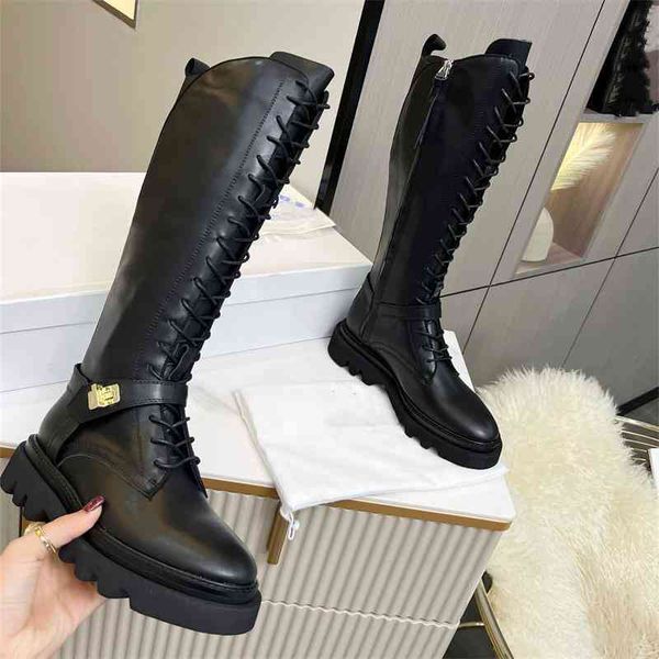 boots european goods network red martin boots knee length women's lace ups thick soles thin leather cavalier, Black
boots european goods network red martin boots knee length women's lace ups thick soles thin leather cavalier, Black