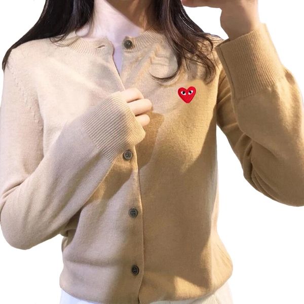 women cardigan cotton knits heart eye embroidery o-neck long sleeve button spring autumn casual fitted lady knitwear, White
women cardigan cotton knits heart eye embroidery o-neck long sleeve button spring autumn casual fitted lady knitwear, White