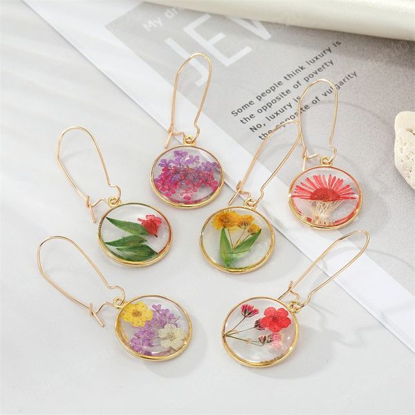 transparent geometric dried flower pendant earrings charm glass resin dangle earrings for women girls party jewelry gifts, Silver
transparent geometric dried flower pendant earrings charm glass resin dangle earrings for women girls party jewelry gifts, Silver