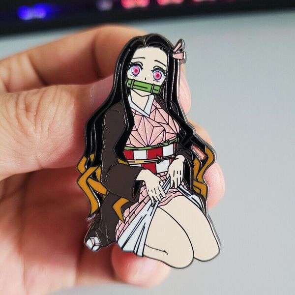 brooch anime demon slayer kamado nezuko metal badge brooch pin collection gift, Gray
brooch anime demon slayer kamado nezuko metal badge brooch pin collection gift, Gray