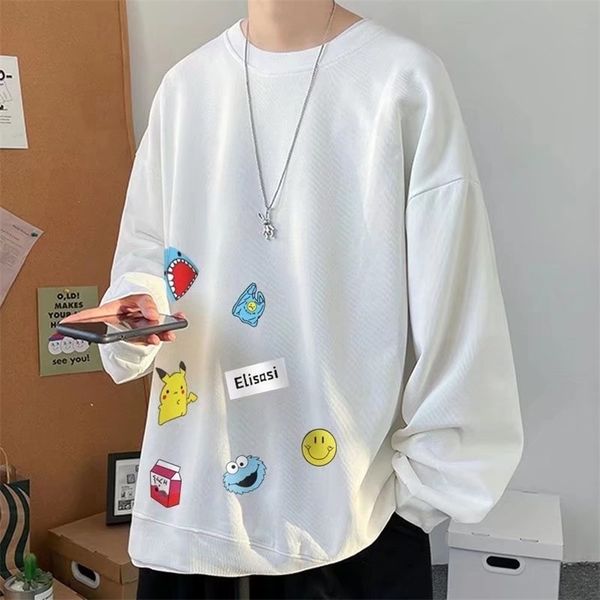 mens hoodies sweatshirts m8xlautumn winter cute little cartoon printing round neck sweater super fire men women long sleeve sweatshirt coupl, Black
mens hoodies sweatshirts m8xlautumn winter cute little cartoon printing round neck sweater super fire men women long sleeve sweatshirt coupl, Black
