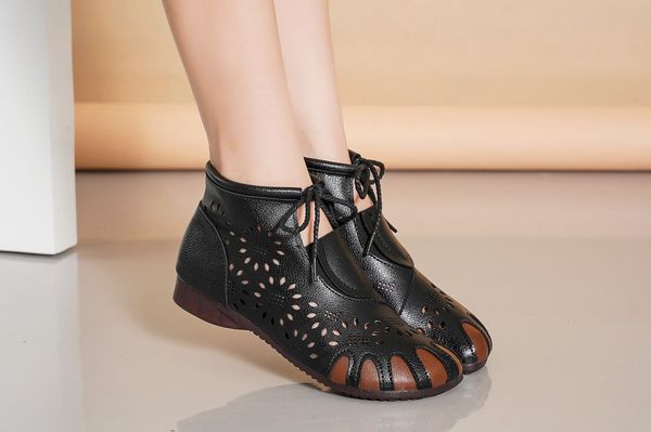 women sandals wedges shoes retro hollow out mesh summer woman shoes 2022 comfortable platform loafers plus size 41, Black
women sandals wedges shoes retro hollow out mesh summer woman shoes 2022 comfortable platform loafers plus size 41, Black