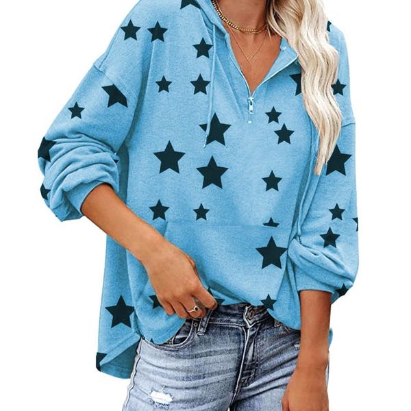 women s hoodies sweatshirts autumn women s wear long sleeve casual style polyester material fashion zipper hooded print loose fitting sweate, Black
women s hoodies sweatshirts autumn women s wear long sleeve casual style polyester material fashion zipper hooded print loose fitting sweate, Black