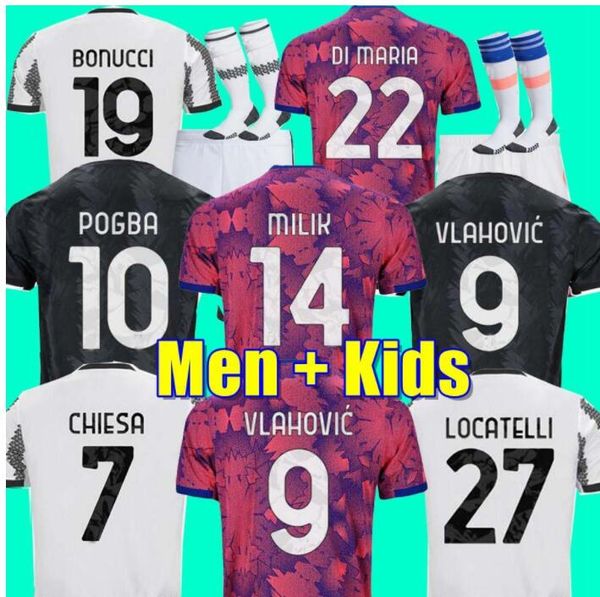 kids 22 23 pogba soccer jerseys di maria bonucci bremer danilo 2022 2023 chiesa vlahovic mckennie juve pellegrini mens kids kit set football, Black;yellow
kids 22 23 pogba soccer jerseys di maria bonucci bremer danilo 2022 2023 chiesa vlahovic mckennie juve pellegrini mens kids kit set football, Black;yellow