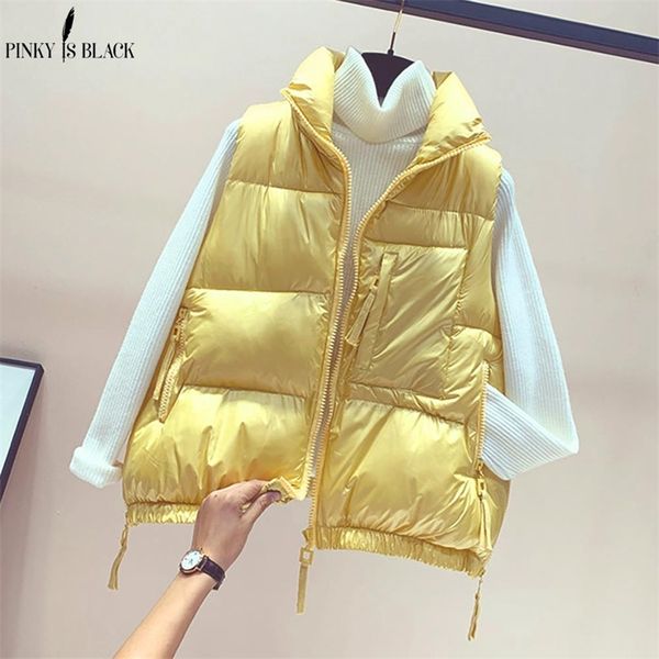 women's vests pinkyisblack winter vest solid zipper stand collar pockets ladies sleeveless jacket casual loose waistcoat for female 220, Black;white
women's vests pinkyisblack winter vest solid zipper stand collar pockets ladies sleeveless jacket casual loose waistcoat for female 220, Black;white