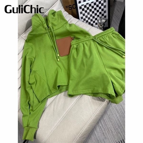 womens two piece pants 823 gulichic women hooded long sleeve loose short hoodie drawstring shorts 2 piece set 220909, White
womens two piece pants 823 gulichic women hooded long sleeve loose short hoodie drawstring shorts 2 piece set 220909, White